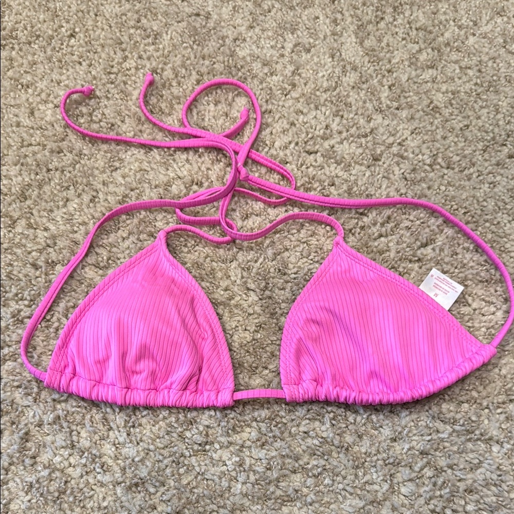 Xhilaration Pink Swim Bikini Top Size M